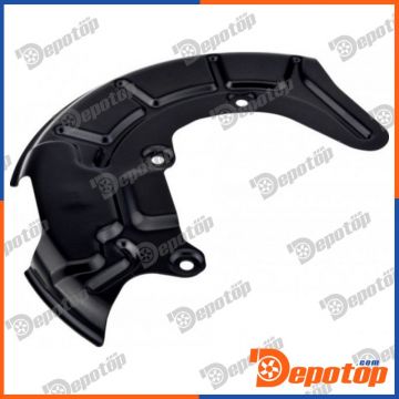 Déflecteur, disque de frein avant droite pour VW | HTO-VW-072, 6E0615312B